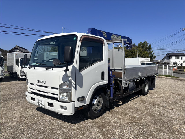 エルフ ワイド超ロング4段クレーンアルミブロック