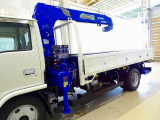 荷台内寸:371&times;179&times;38 三方開 アオリロープ穴左右4対/リア2ヶ所 リアアオリチェーン2個 タダノ4段 2.6t吊りクレーン付