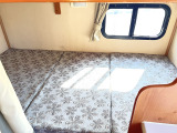 daybreakの常設2段ベッドは広々快適です♪(写真下段)
