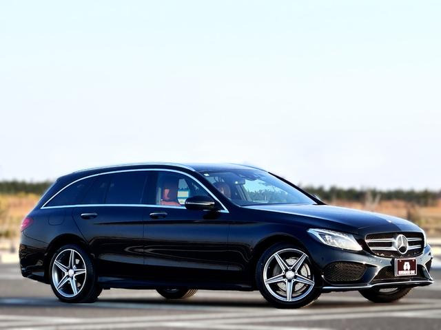 CクラスワゴンC220d スポーツ 本革仕様AW付き冬タイヤ付属 赤革シートシートH