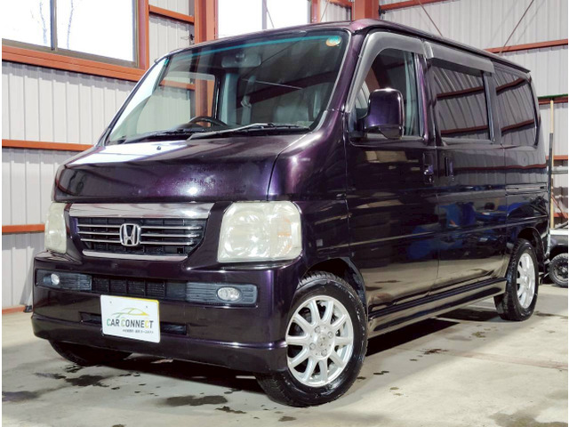 ホンダ バモス L ローダウン 4WD キーレス 外ナビ 両側スライドドア の 