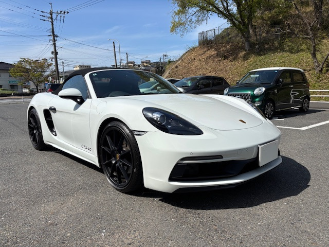 718ボクスター GTS 4.0 PDK スポーツクロノ 本革 ナビ ETC