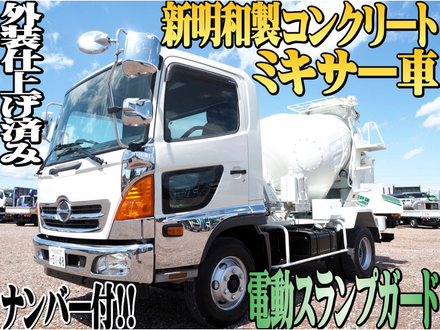 レンジャー ミキサー車 生コン ミキサー車 電動スランプガード付