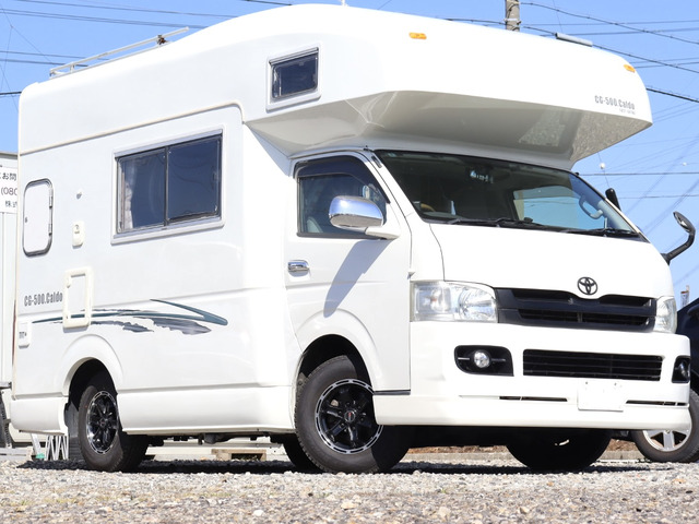 ハイエース 2.7 DX ロング ミドルルーフ 4WD CG500カルド 温水設備 FFヒーター