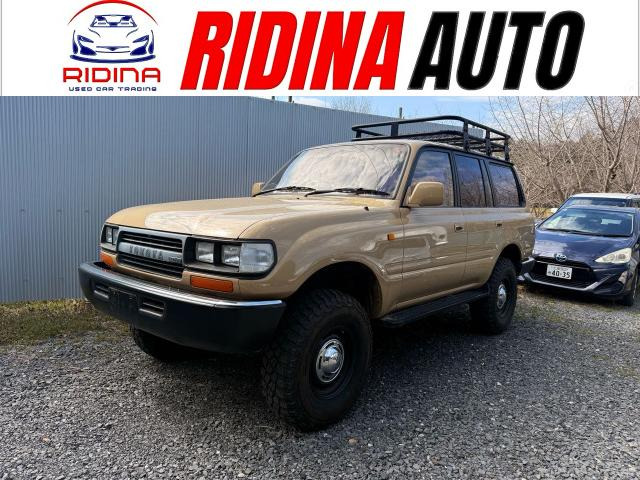 ランドクルーザー80 4.2 VX ディーゼル 4WD 全塗装ベージュ 革シート キャリア