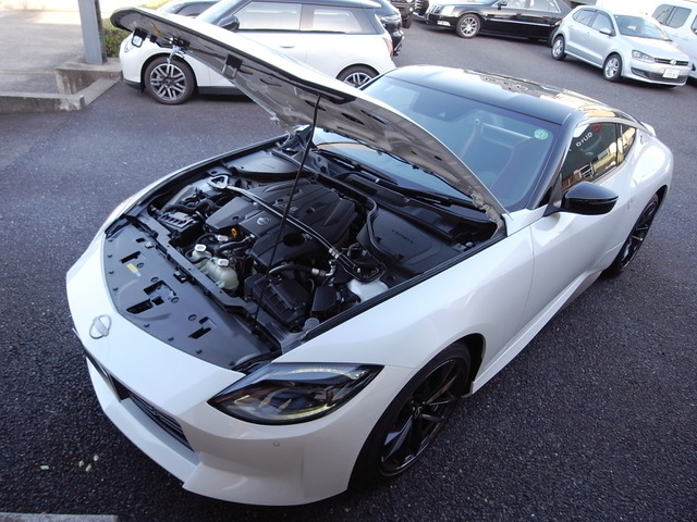 日産 フェアレディZ 3.0 バージョン ST 黒赤革シートヒーターナビTV