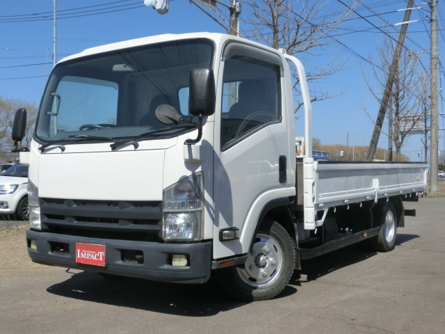 エルフ 3.0 ワイド フルフラットロー  ディーゼル 2t 平ボデー ワイド ロング 全低床