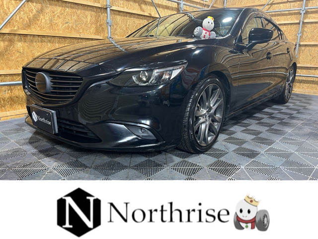 アテンザ 2.2 XD Lパッケージ BT対応ナビTV後カメラマフラー黒革シー