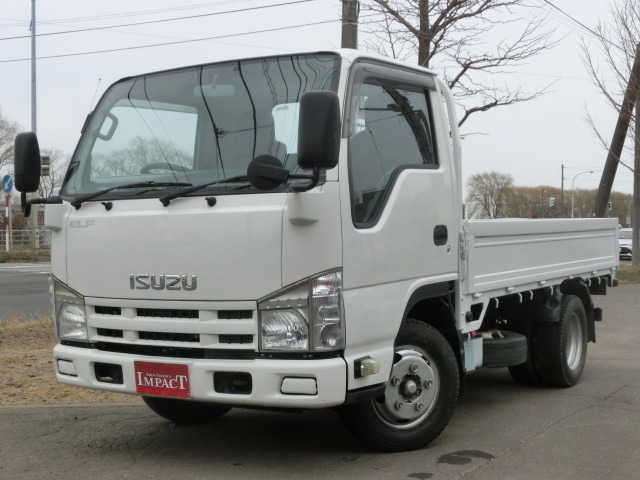 エルフ 3.0 フルフラットロー ディーゼル 2t 平ボデー 全低床 本州仕入 ETC