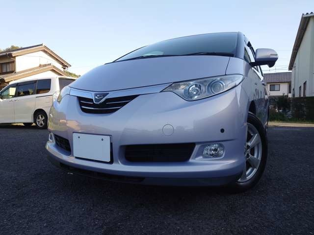 エスティマハイブリッド 2.4 X 4WD ワンオーナー 禁煙車 ナビ TV ETC