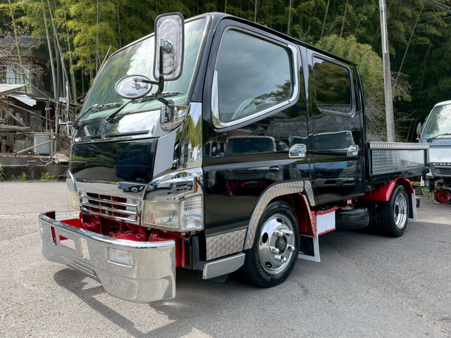 キャンター  全塗装仕上 マニ割 新品メッキホイール