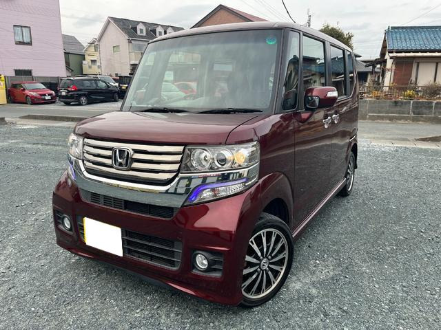 N-BOXカスタム G ターボ SSパッケージ 4WD バックカメラ 両側電動スライドドア TV