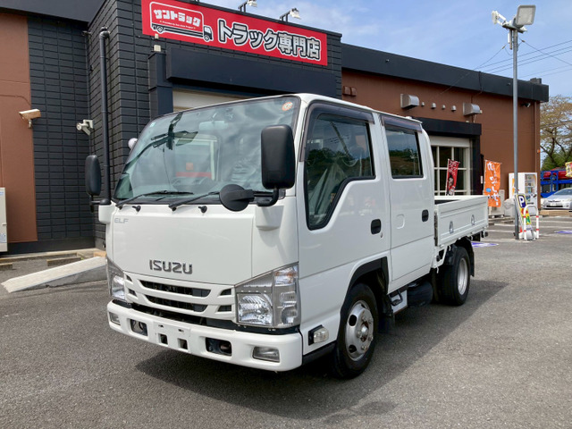 エルフ 2t積・Wキャブ・全低床・AT車