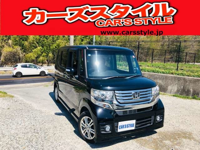 N-BOXカスタム G Lパッケージ ナビTV付き 両側パワースライドドア 横滑り防止