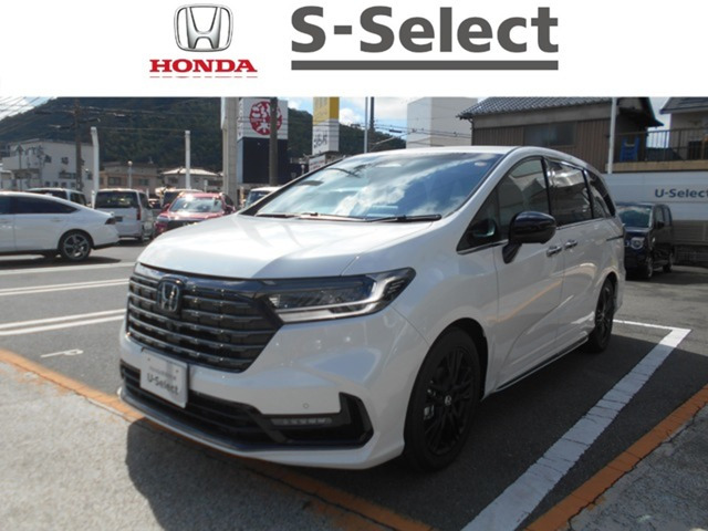 オデッセイ 2.0 e:HEV アブソルート EX ブラックエディション 当社試乗車/純正11イン...
