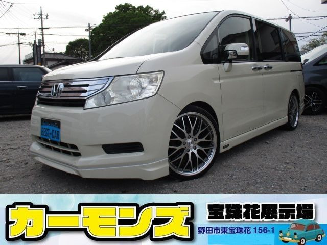 ステップワゴン 2.0 G Lパッケージ 19AW ローダウン エアロ ナビTV