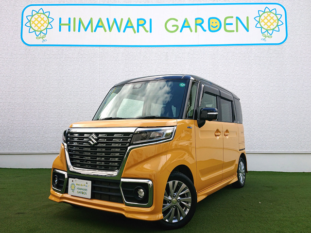 スペーシアカスタム ハイブリッド(HYBRID)  GS ワンオーナー ブレーキサポート ナビ