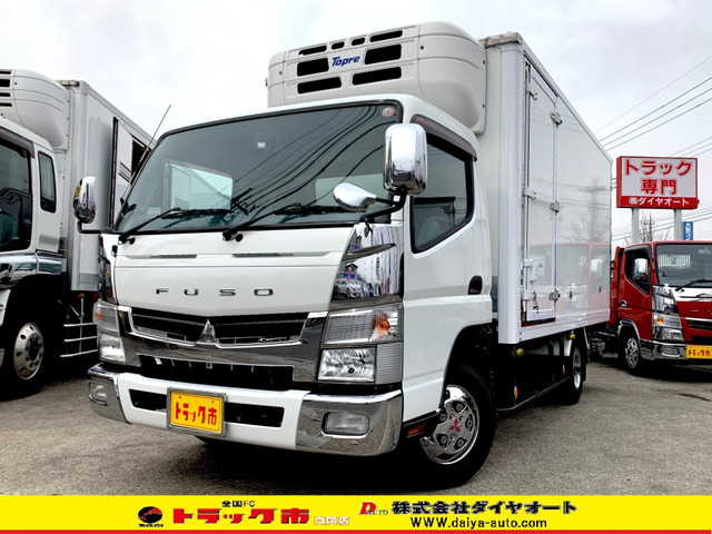 キャンター 冷蔵冷凍車 格納ゲート付きワイドロング冷凍車