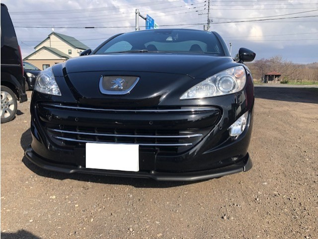 RCZ ブラックエディション 社外WマフラーFハーフスポイラー