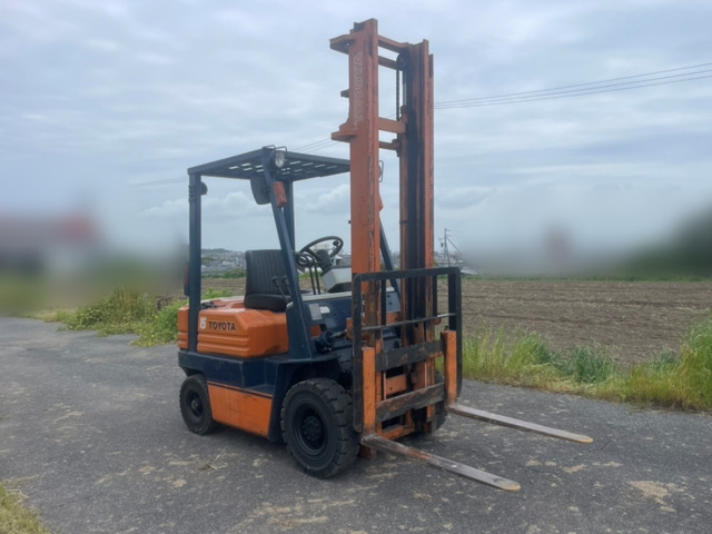 トヨタL&F エンジンフォークリフト 5FG15 ガソリン 4mマスト