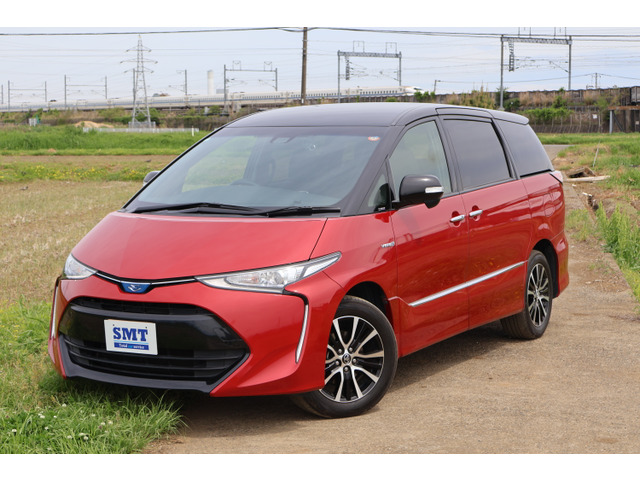 エスティマハイブリッド 2.4 アエラス 4WD 10型フルセグSDナビ12型後席モニター