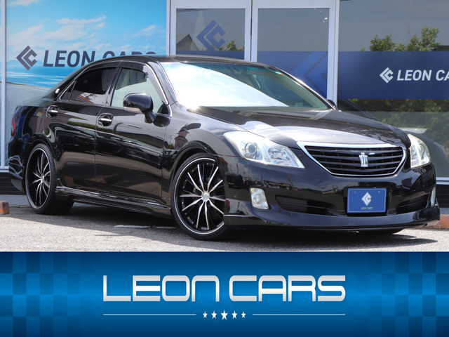 クラウン 3.0 ロイヤルサルーン 社外フルエアロ純正ナビBカメラ地デジTV