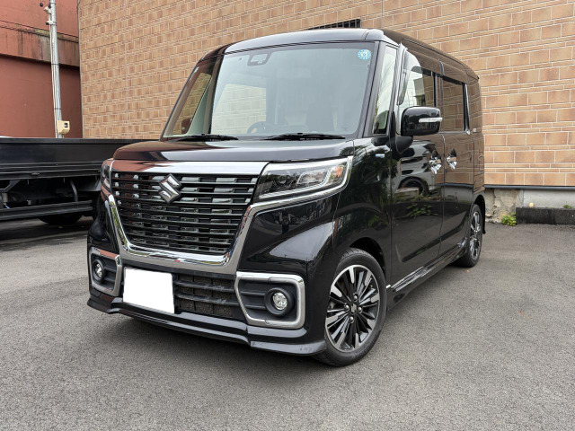 スペーシアカスタム ハイブリッド(HYBRID)  XSターボ 1年保証付(走行距離無制限)