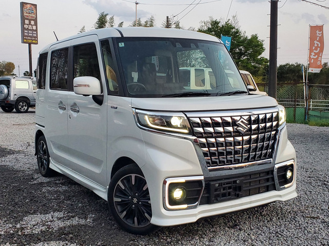 スペーシアカスタム ハイブリッド(HYBRID)  XSターボ ワンオーナー、Wカメラブレーキ...