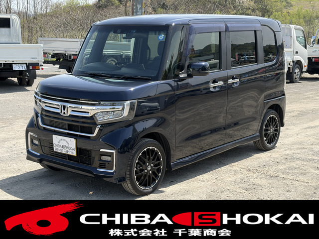 N-BOXカスタム L ターボ 4WD 8インチナビ ドラレコ前後 エンスタ