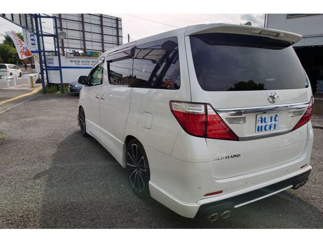 トヨタ アルファード 2.4 240S エアロ 社外20インチアルミ ローダウン