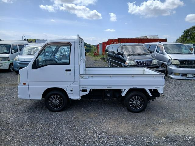 スバル サンバートラック 切り替え4WD 5速マニュアル エアコン の中古
