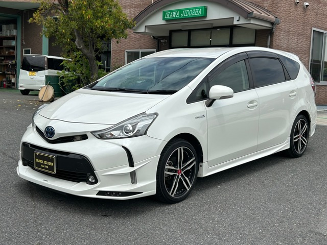 プリウスα 1.8 S ツーリングセレクション TRDフルエアロ 純正9インチナビ TV