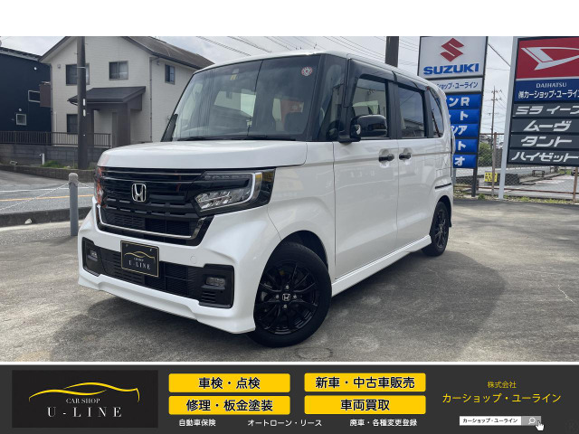 N-BOXカスタム L スタイルプラス ブラック ナビ ETC ドラレコ 車検整備付 両側