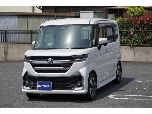 スペーシアカスタム ハイブリッド(HYBRID)  XSターボ 全周囲カメラ 両側パワースライ...