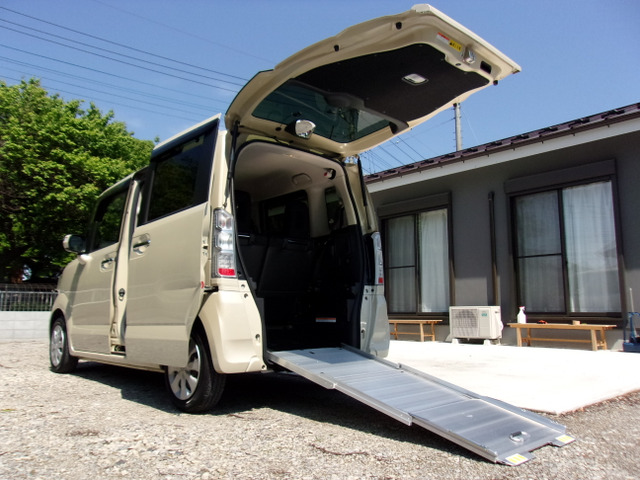 N-BOX+ G Lパッケージ 車いす仕様車 パワスラ インテリキー ナビBカメラ