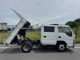 エルフ 4.8 ダブルキャブ 低床 ディーゼル ダンプ・車検付
