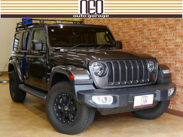 ラングラー アンリミテッド サハラ 4WD 1オーナー下取り車◆ルーフキャリア付