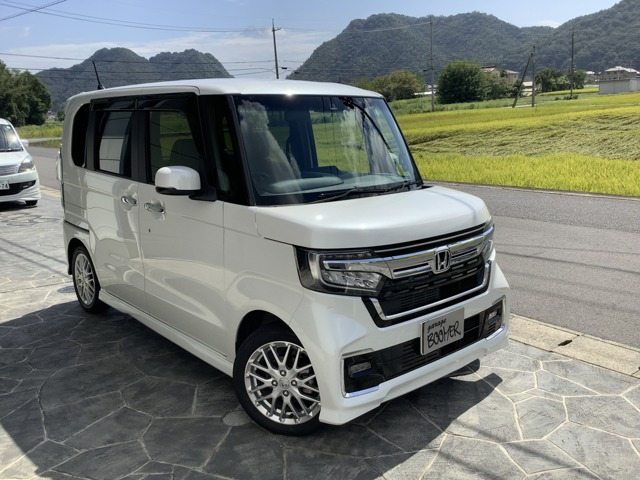 N-BOXカスタム L ターボ 純正大型ナビ 両側電スラ ACC BC