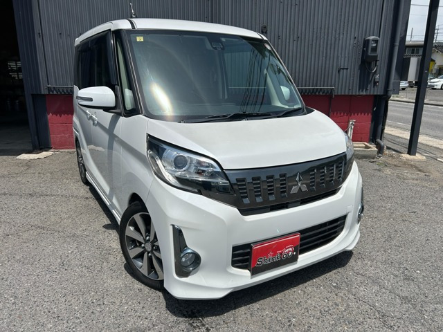 eKスペースカスタム T e-アシスト 両側パワースライドドア 車高調 社外ナビ