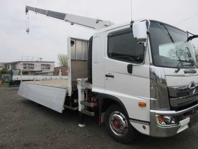 レンジャー  増トン4段クレーン平アルミ積載量7600