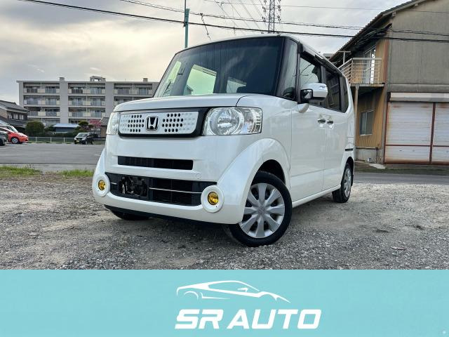 N-BOX G ターボ Lパッケージ ★車検2年付ナビETCバックモニター★