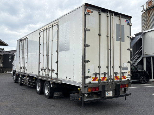日野 プロフィア 冷凍冷蔵車 菱重製冷凍機 ダブルサイド観音扉 の中古