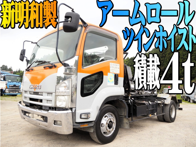 フォワード コンテナ車 ツインホイスト アームロール