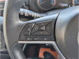 ハンドルに備わったスイッチにてオーディオ操作が可能です。運転中に視線を大きく逸らさずに運転に集中できる装備の1つです。ちょっとした装備品なのですが使ってみるとかなりの便利さに気づかれるはずです。