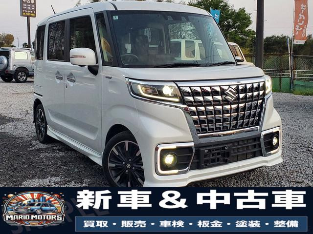スペーシアカスタム ハイブリッド(HYBRID)  XSターボ ワンオーナー、Wカメラブレーキ...