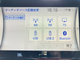 【純正ナビ】多彩なオーディオソースに対応しております。