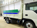 荷台内寸:305&times;159&times;37 極東開発/DD02-31 三方開 手動コボレーン付