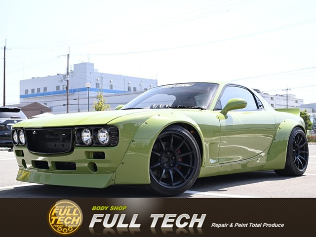 アンフィニRX-7 タイプS パンデム/ロケットバニーRX3フェイスキット 黒革調レカロシート