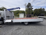 左側荷台:アルミブロックは3開閉タイプです😊積載6500㎏💪✨車検1年付✨H24✨ワンオーナー‼️オートロングジャッキ,クレーンラジコン付👍ワイドロング(車両長さ:937㎝,幅:249㎝)