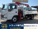 2990cc 3t 3トン 平ボディ 3段クレーン ラジコン付 古河URU263 5速 5MT パワーウインドウ 内外装仕上げ済み 3人乗り 荷台内寸364&times;178